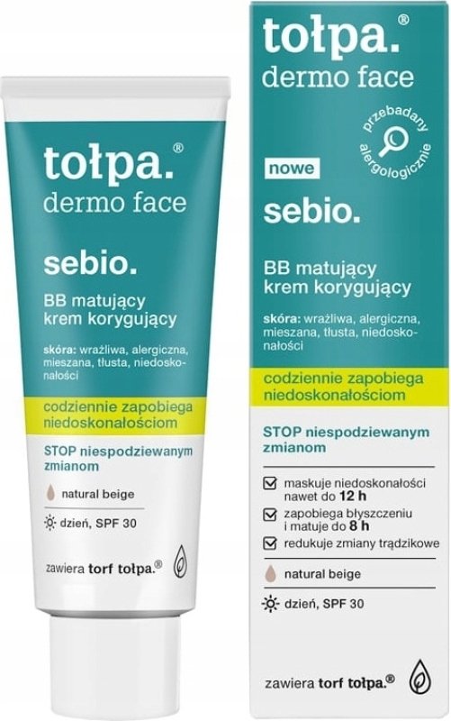 Tolpa Sebio BB Mattifying Corrective Cream SPF30 40ml