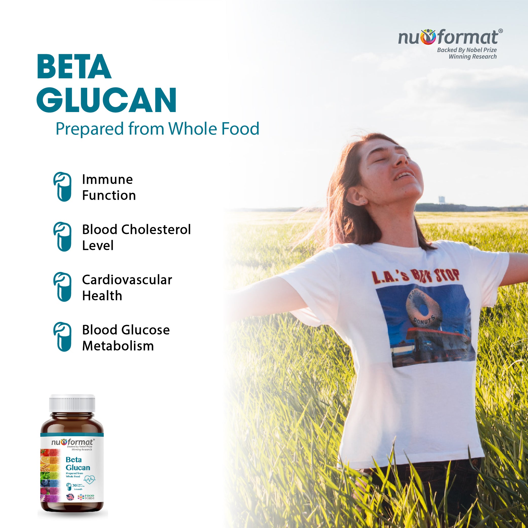 Nu-Format Beta Glucan (30 capsules)