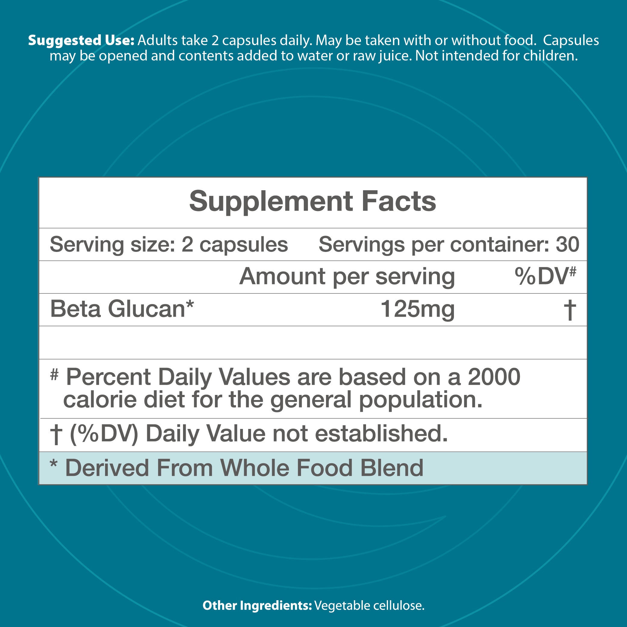 Nu-Format Beta Glucan (30 capsules)