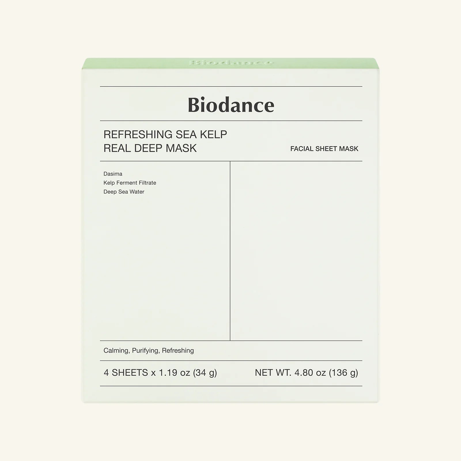 Refreshing Sea Kelp Real Deep Mask