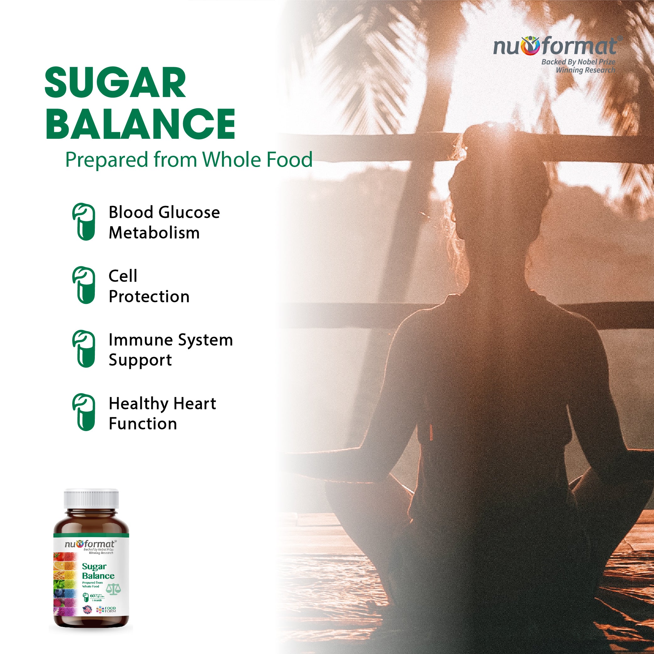 Nu-Format Sugar Balance (60 capsules)