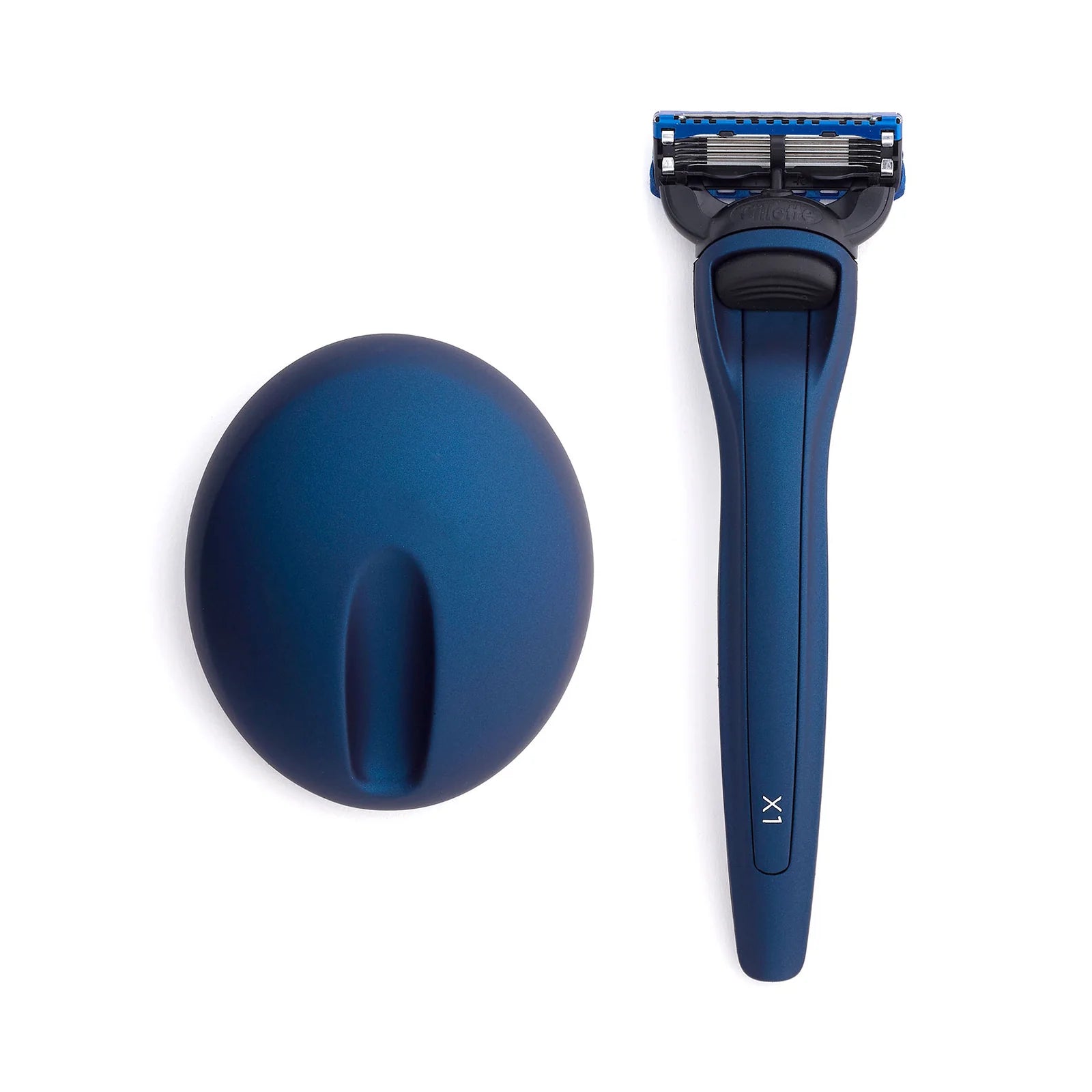 X1 Matte Blue & Magnetic Stand - Gillette Fusion 5