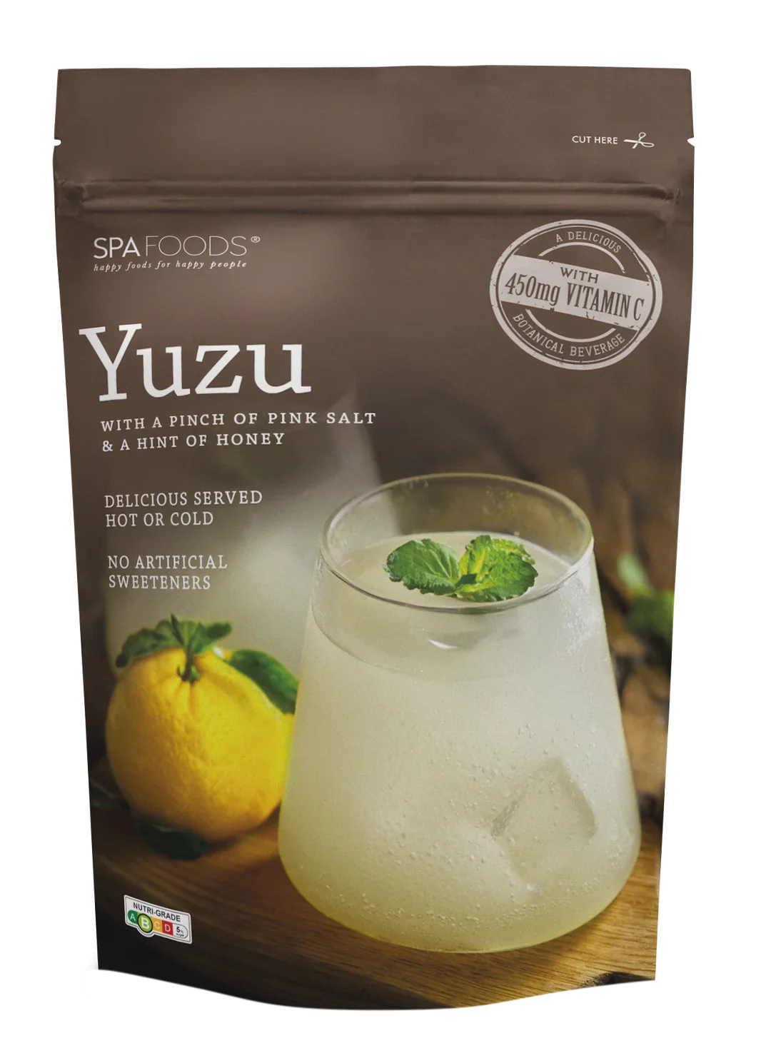 Spa Foods Yuzu Pink Salt doypack
