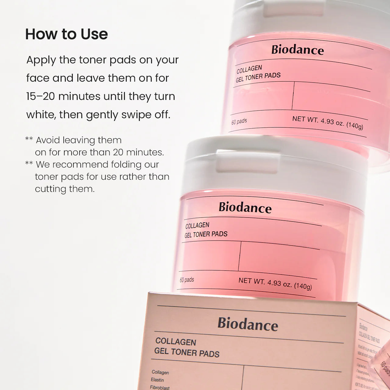 Collagen Gel Toner Pads 60Pads