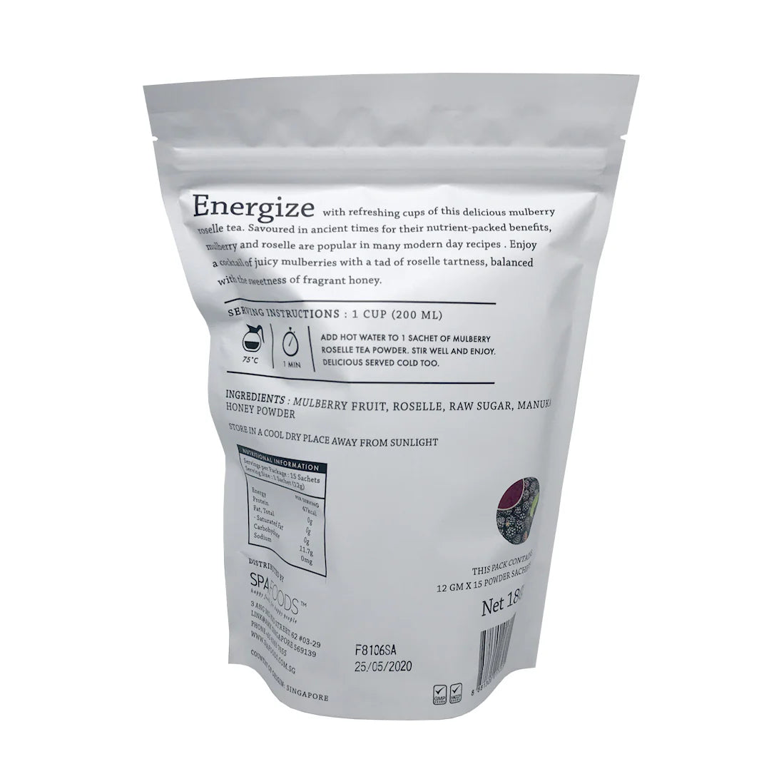 Mulberry Roselle Tea (with Manuka Honey)