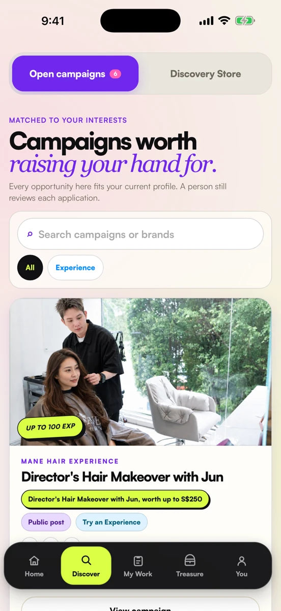 Open campaigns