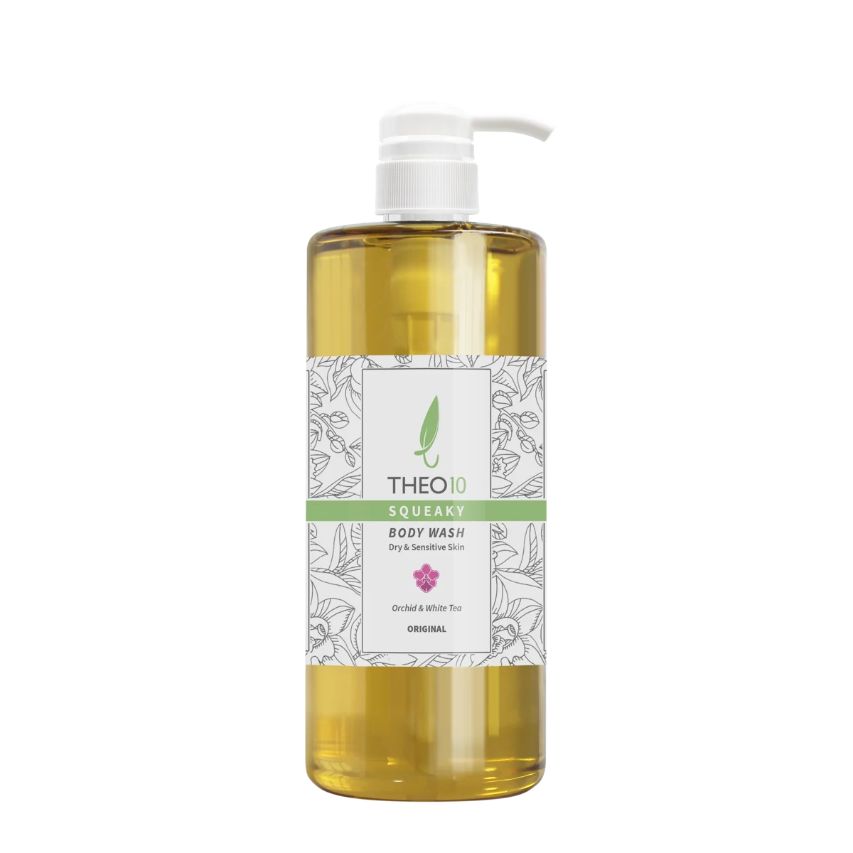 Theo10 Orchid & White Tea body wash